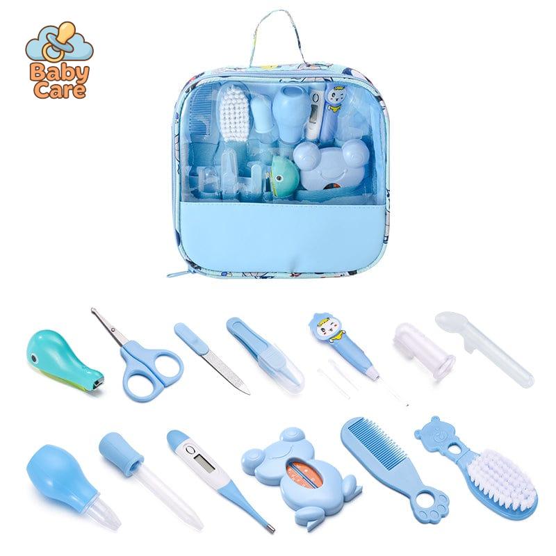 Trousse de soin bébé 13 accessoires silicone - vue de profil