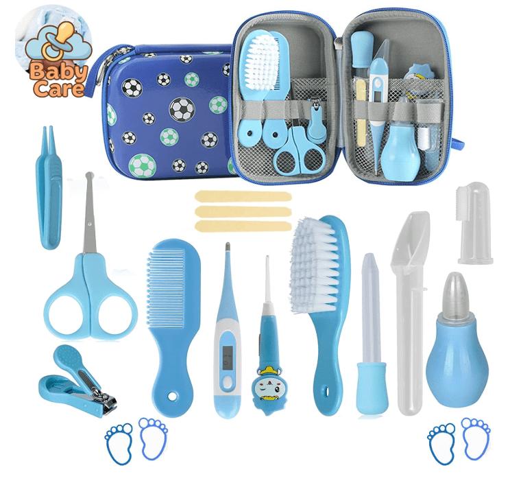 Trousse de soin bébé 24-en-1 manicure et pédicure - vue de profil