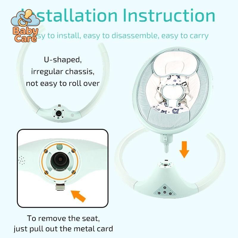 Balancelle Bébé Intelligente |  Baby Care - détail du produit