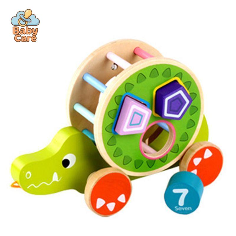 Animaux à Tirer avec Puzzle 3D en Bois - utilisation en situation