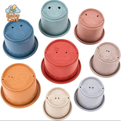 Tasses à Empiler - 8 Gobelets Gigognes |  Baby Care - détail du produit