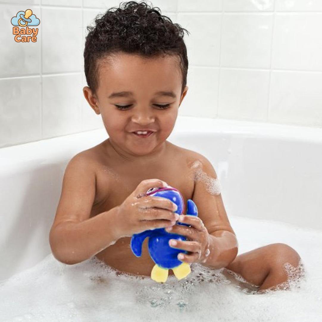 Pinguin Nageur de Bain - zoom sur la matière