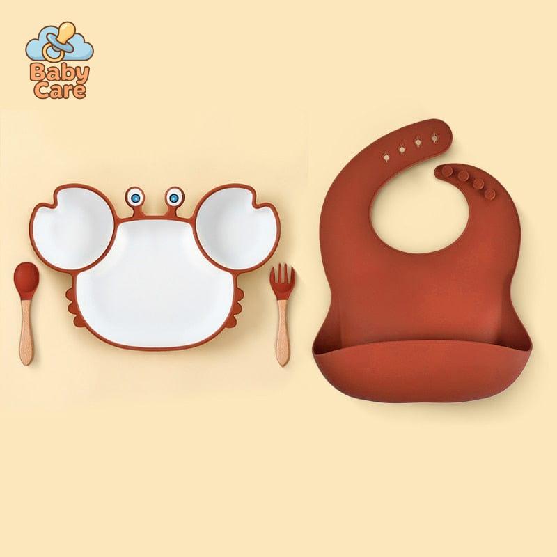 Assiette Silicone Bébé Crabe |  Baby Care - photo 18