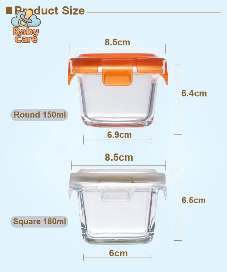 Petits pots bébé en verre (3 pièces) - détail du produit