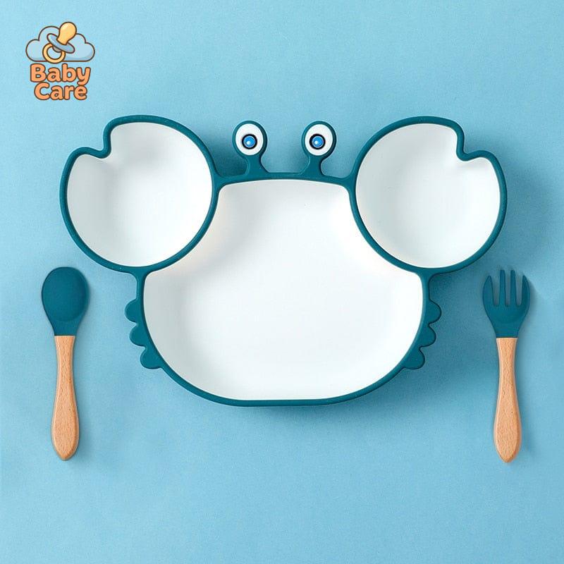Assiette Silicone Bébé Crabe |  Baby Care - photo 14