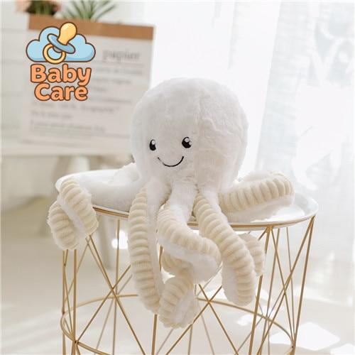 Peluche Poulpe Colorée Ultra Douce - utilisation en situation