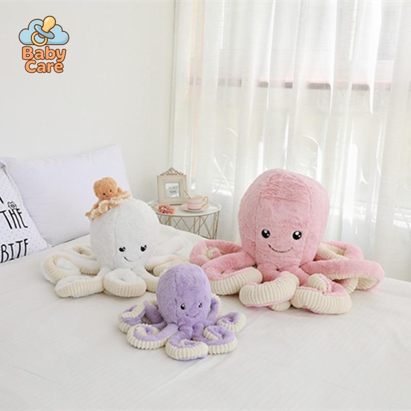 Peluche Poulpe Colorée Ultra Douce - zoom sur la matière