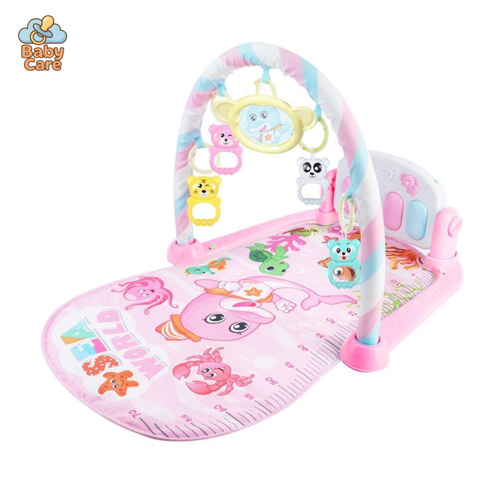 Tapis d'Eveil Animaux Marins avec Piano Lay&Play - zoom sur la matière