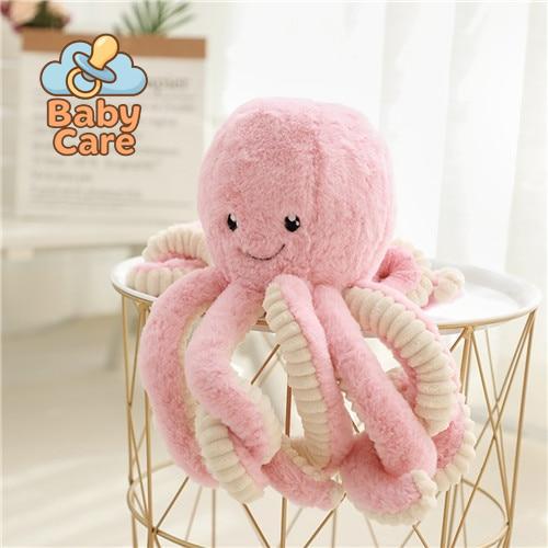 Peluche Poulpe Colorée Ultra Douce - photo lifestyle