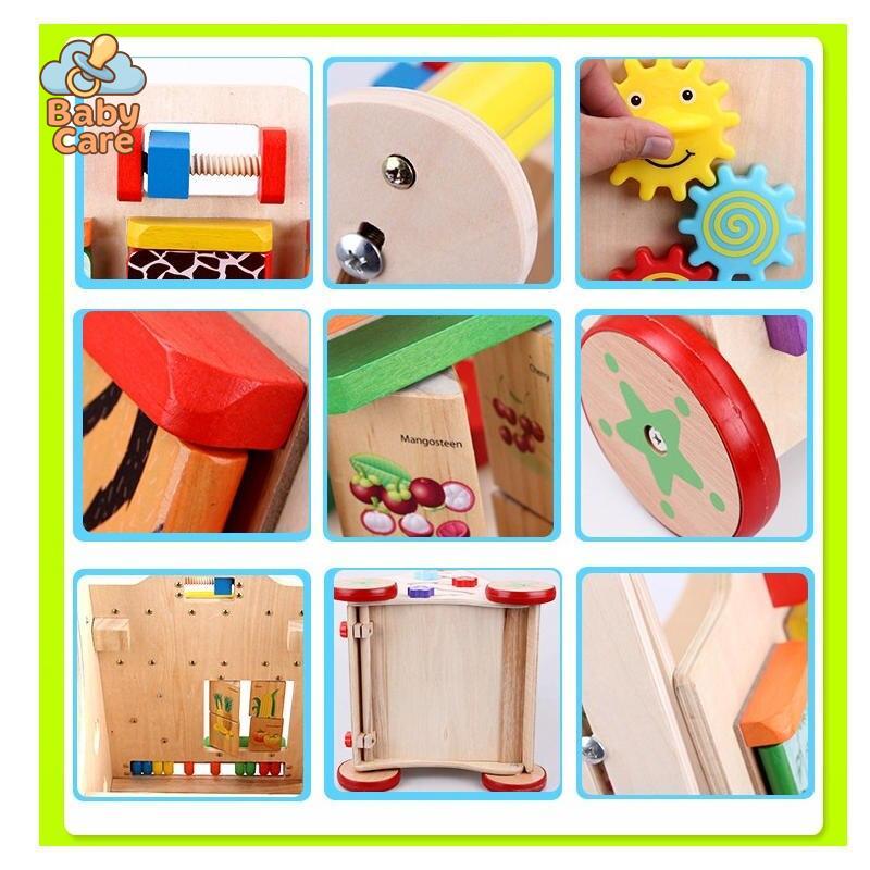 Trotteur en Bois avec Jeux d'Éveil - détail du produit