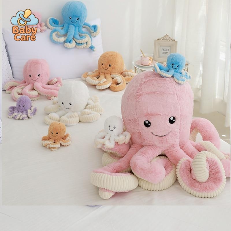 Peluche Poulpe Colorée Ultra Douce - détail du produit