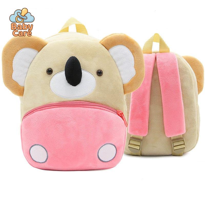 Cartable Kawaii en peluche - photo lifestyle