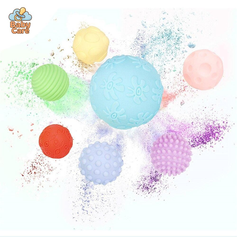 Lot de 6 Balles Sensorielles Texturées - détail du produit