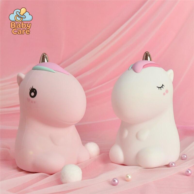 Veilleuse Licorne Silicone |  Baby Care - détail du produit