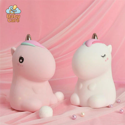 Veilleuse Licorne Silicone |  Baby Care - détail du produit