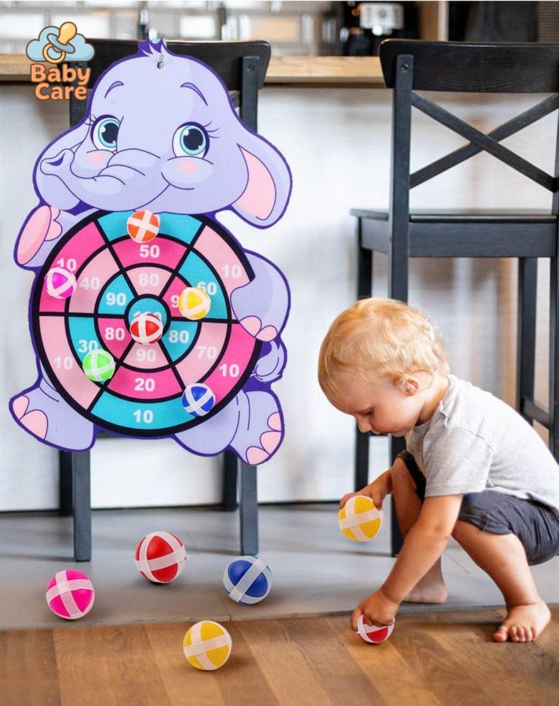 Ciblette Animaux - Jeu de fléchette montessori - vue de profil