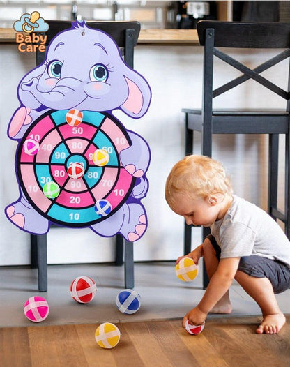 Ciblette Animaux - Jeu de fléchette montessori - vue de profil