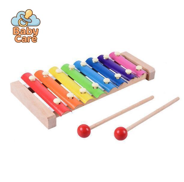Coffret Xylophone - 4 Jouets Montessori en Bois - détail du produit