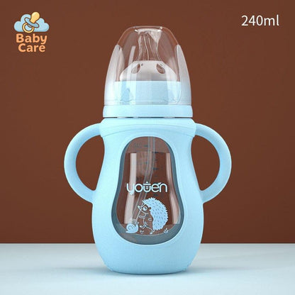 Biberon en verre protection silicone - photo 8