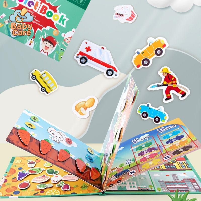 Livre éveil d'auto-apaisement - vue de profil