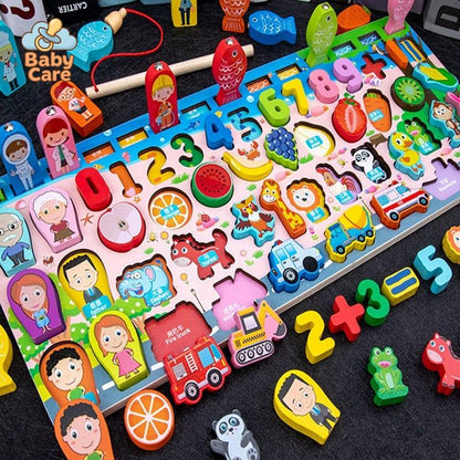 MondoMatch™: la magie Montessori en bois - vue de profil