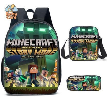 Cartable Minecraft Imprimé Jeu Vidéo - photo 18