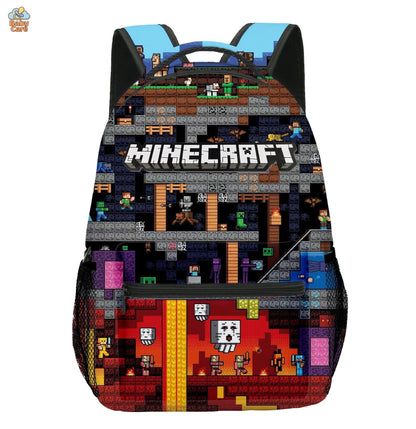Cartable Minecraft Design Imprimé Jeu Vidéo - photo 12