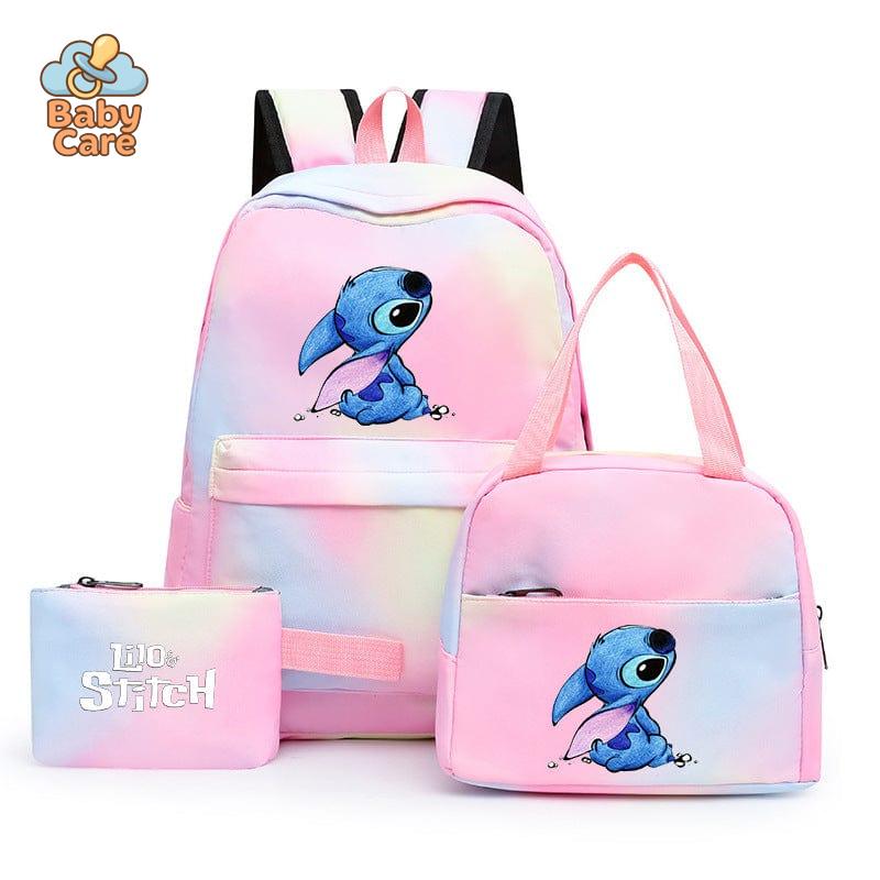 Cartable Stitch Coloré avec Boite à Lunch et Trousse - photo 11