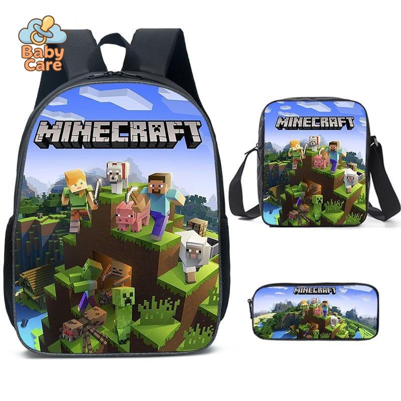 Cartable Minecraft Imprimé Jeu Vidéo - photo 9