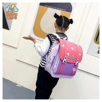 Cartable 34cm résistant et confortable - vue de profil