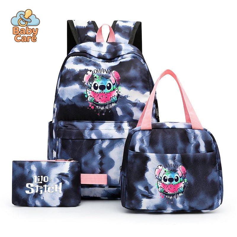 Cartable Stitch Coloré avec Boite à Lunch et Trousse - photo 33