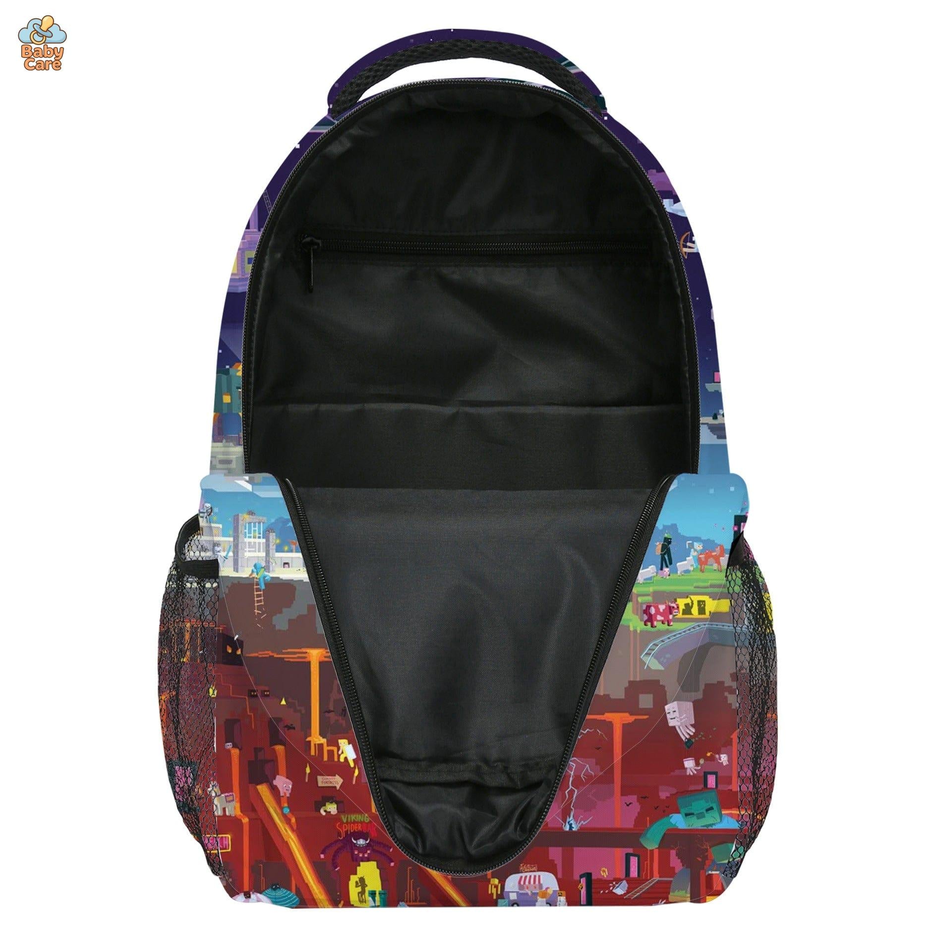 Cartable Minecraft Design Imprimé Jeu Vidéo - photo 8