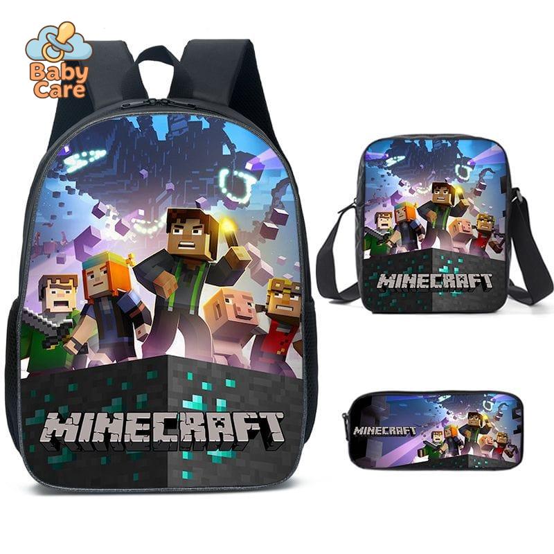 Cartable Minecraft Imprimé Jeu Vidéo - photo 10