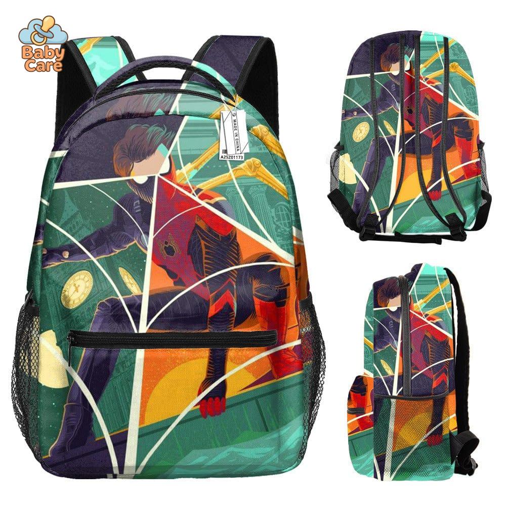 Cartable Spiderman Imprimé Original - zoom sur la matière