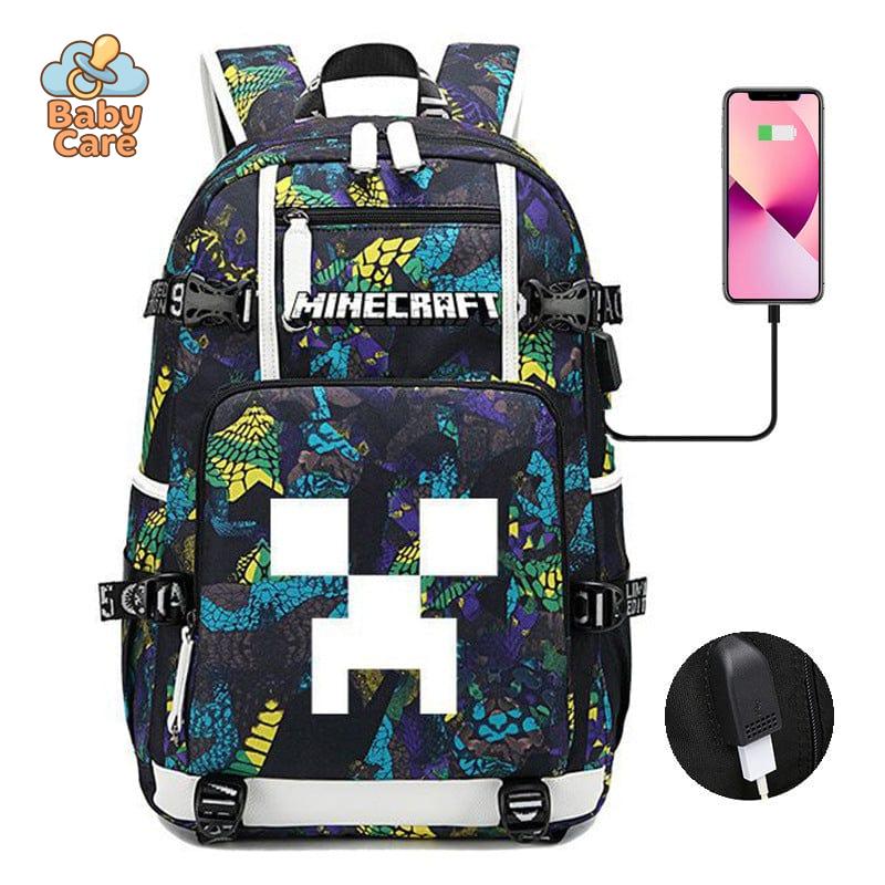 Cartable Minecraft Poches Pratiques École - photo 9