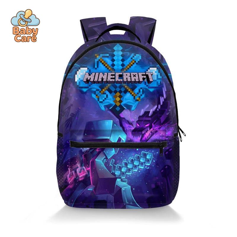 Cartable Minecraft Imprimé Intégral - packaging du produit