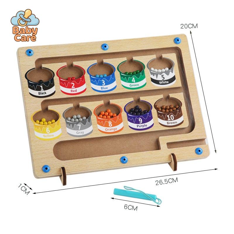 MaxiMath - Jeu de labyrinthe magnétique Montessori - utilisation en situation