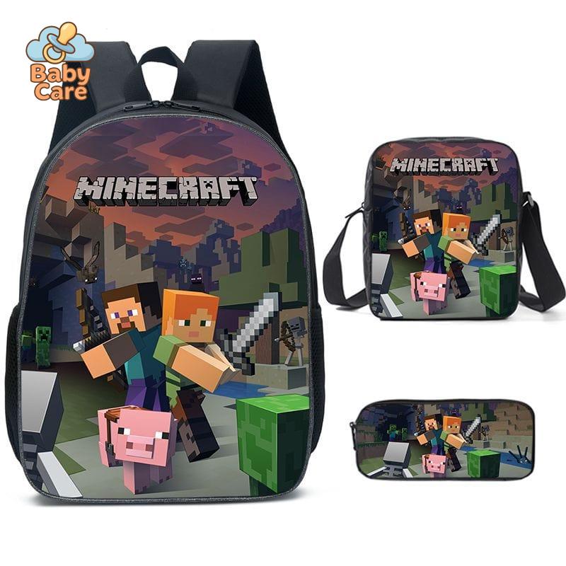 Cartable Minecraft Imprimé Jeu Vidéo - photo 19