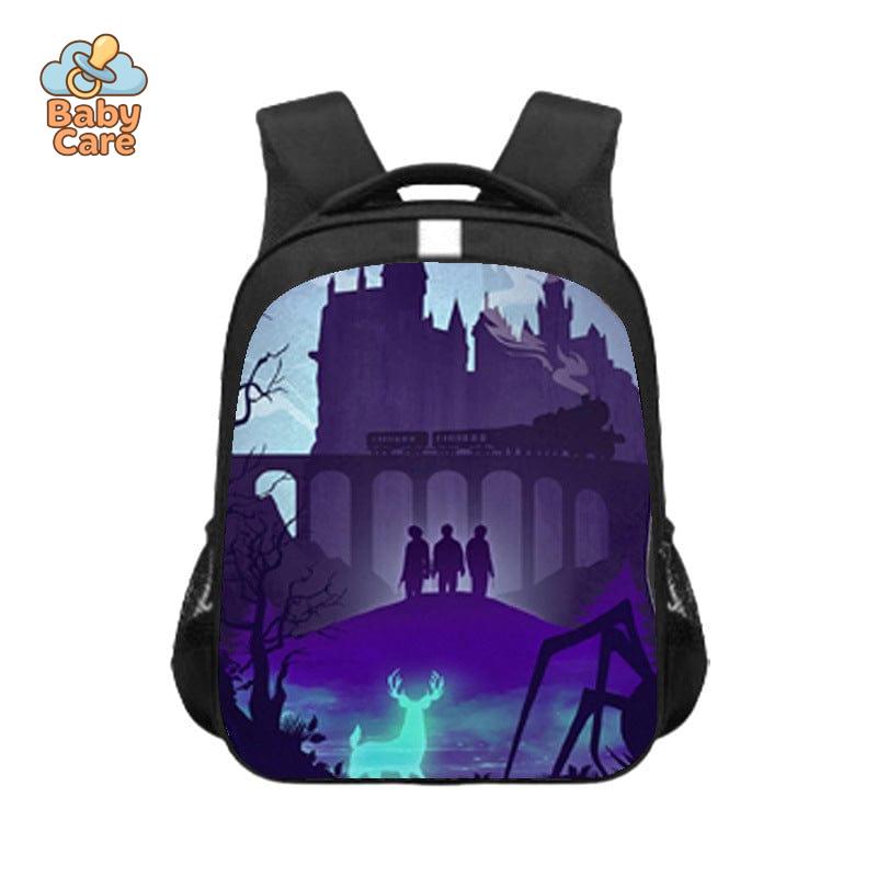 Cartable Harry Potter Imprimé Cartoon Art - utilisation en situation
