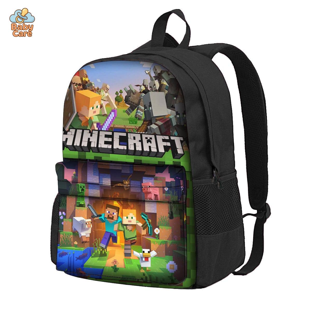 Cartable Minecraft Scènes du Jeu - détail du produit