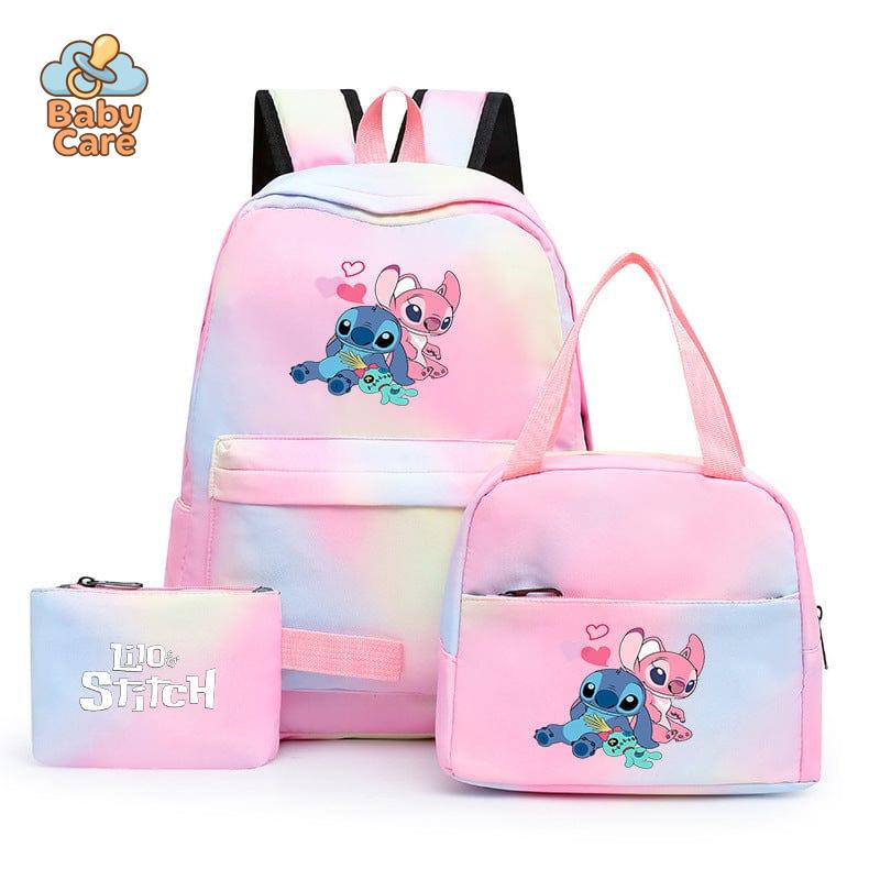 Cartable Stitch Coloré avec Boite à Lunch et Trousse - photo 34