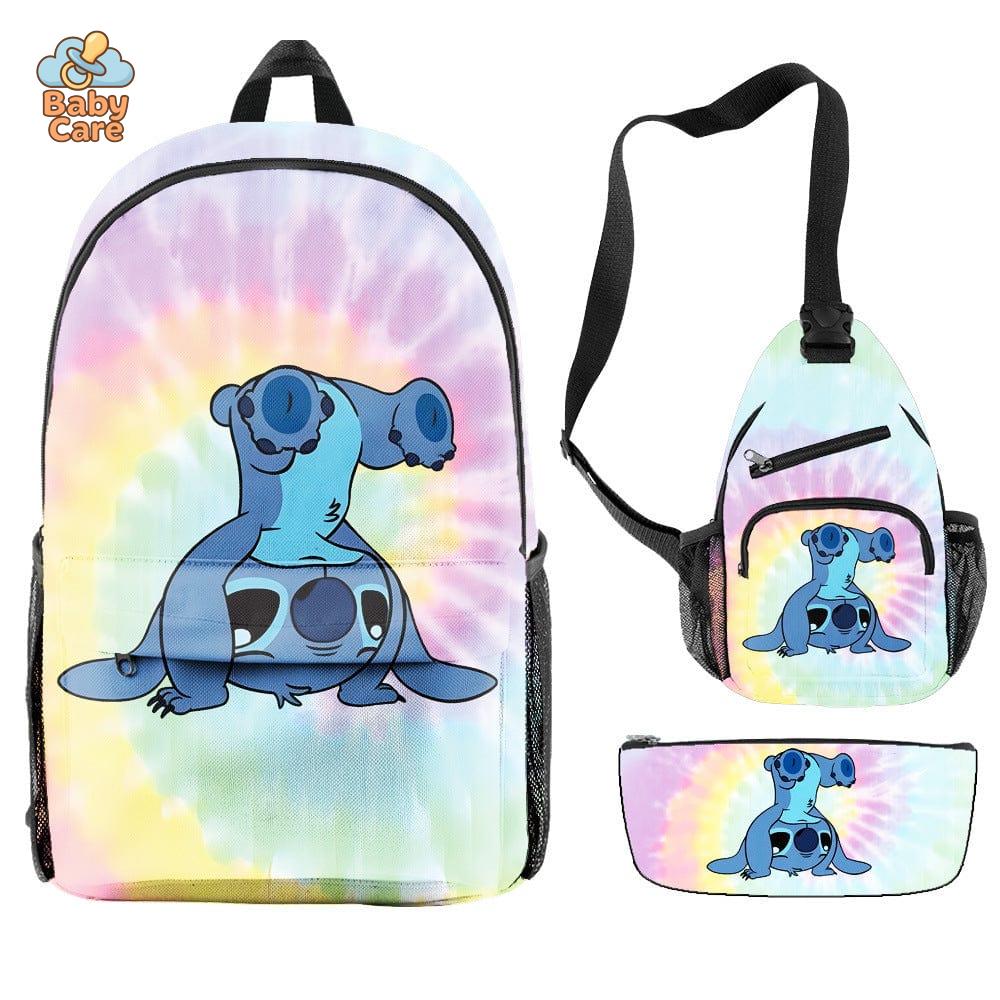 Cartable Stitch Ensemble 3 Pièces Sac et Trousse - photo 13