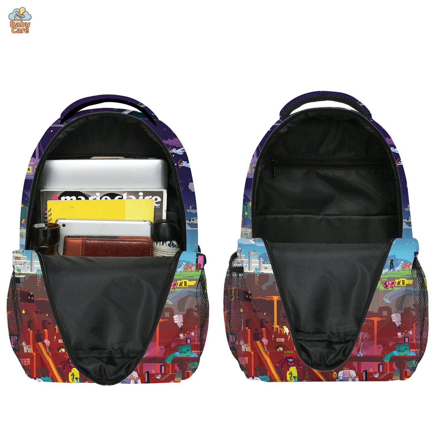 Cartable Minecraft Design Imprimé Jeu Vidéo - photo 9