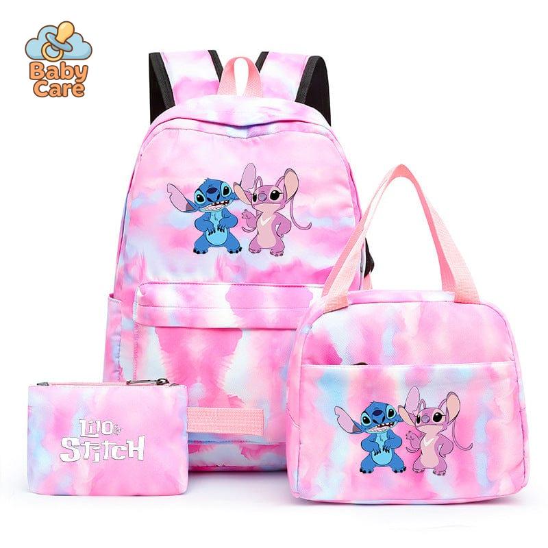 Cartable Stitch Coloré avec Boite à Lunch et Trousse - photo 22