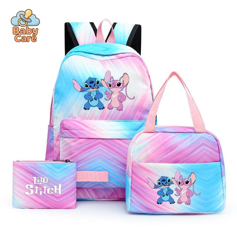 Cartable Stitch Coloré avec Boite à Lunch et Trousse - photo 25