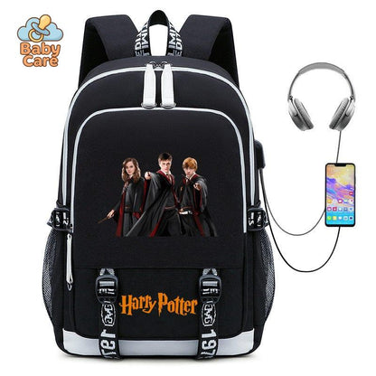 Cartable Harry Potter Imprimé Scènes du Film - zoom sur la matière