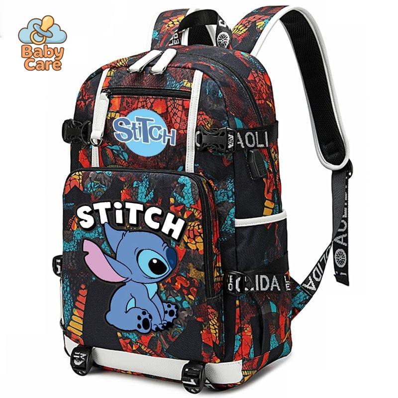 Cartable Stitch Renforcé Design Original - zoom sur la matière