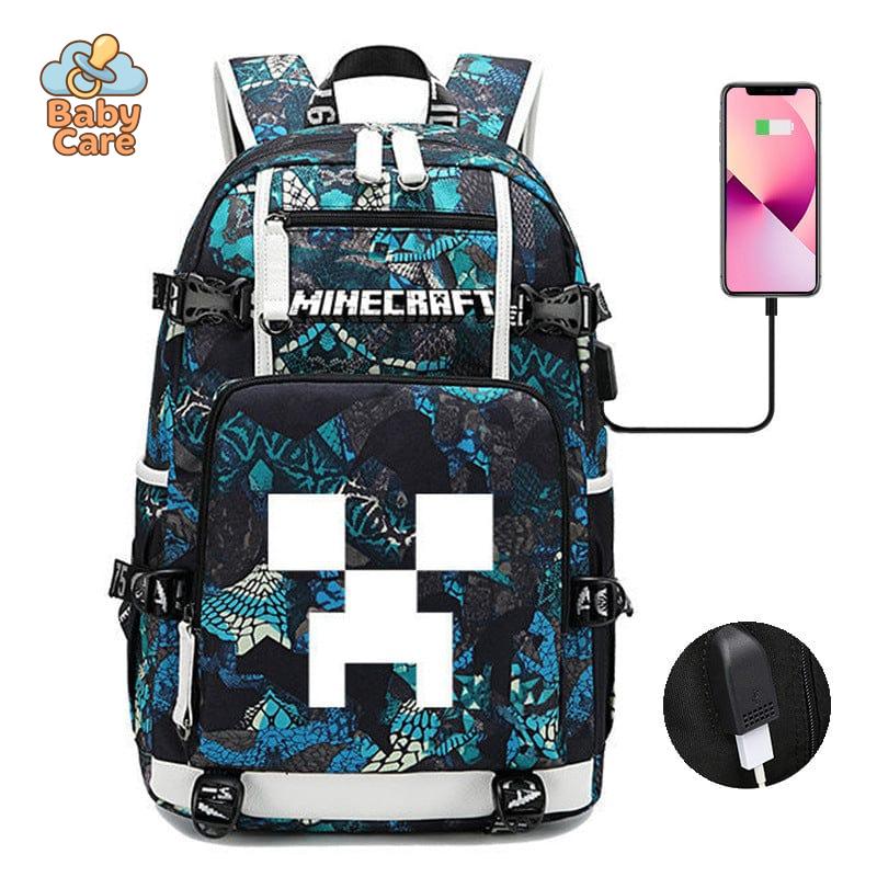 Cartable Minecraft Poches Pratiques École - photo 8