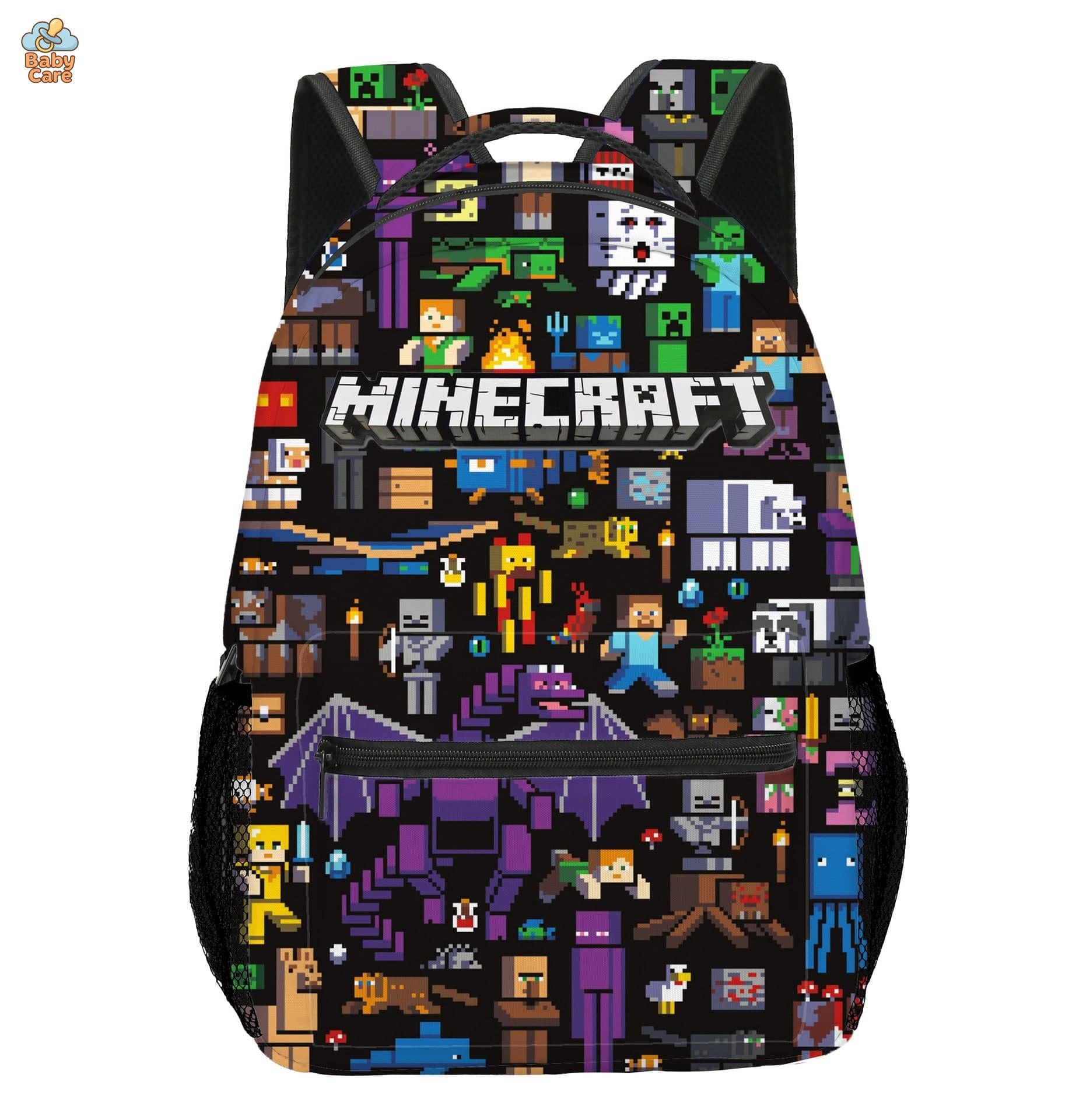 Cartable Minecraft Design Imprimé Jeu Vidéo - photo 11