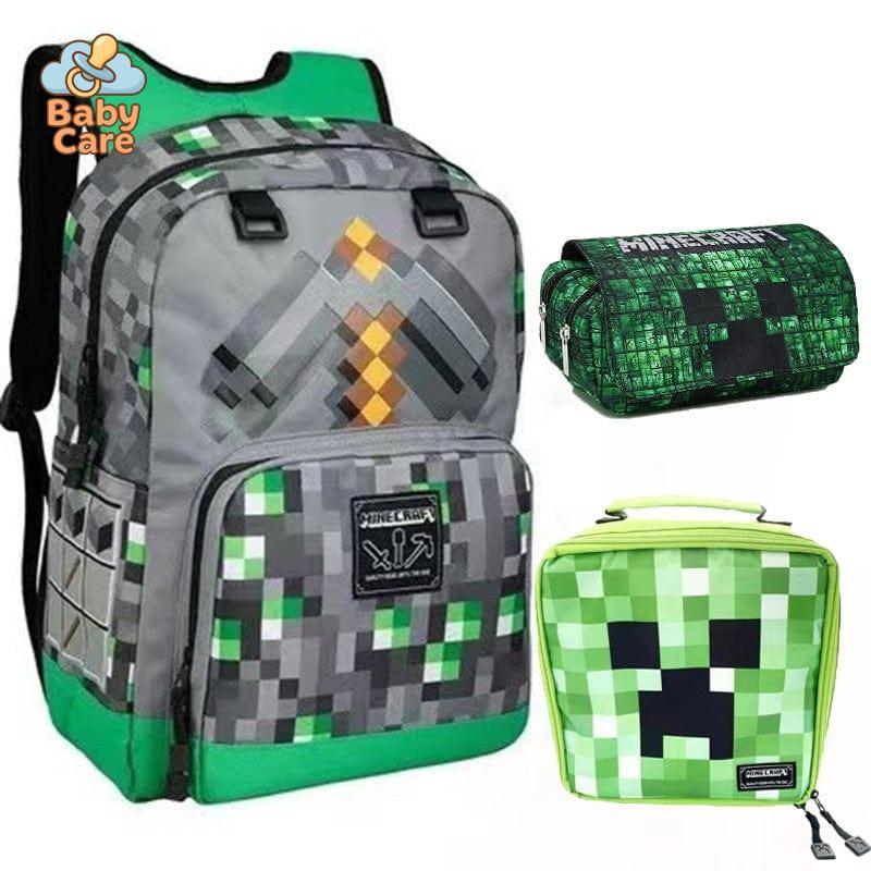 Cartable Minecraft Grande Capacité - utilisation en situation